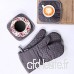 Gant de four Ensemble de gants de cuisine et de gants isolants résistants à la chaleur for gants de cuisine Les gants de cuisine Gris - B07VQFTDHP